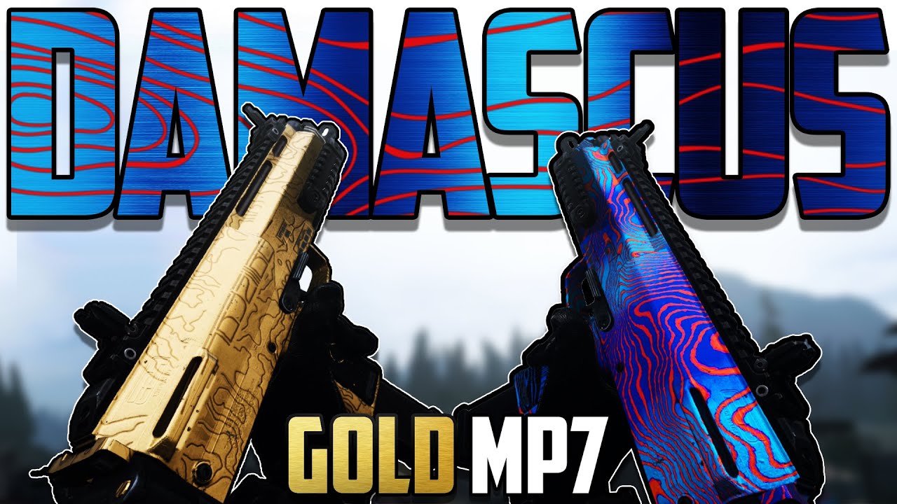 UNLOCKING DAMASCUS / GOLD MP7 ROAD TO DAMASCUS! MODERN WARFARE