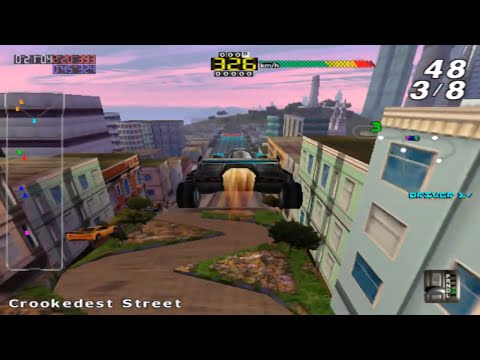 San Francisco Rush 2049 Tournament Edition Unlocked - Morning (Easy) - Full Race