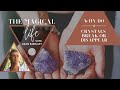 Why crystals break or disappear