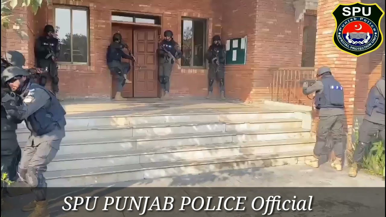 Room Combat Exercise By Special Protection Unit (SPU)  Punjab Police. (room clearance)