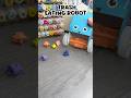 🗑️DIY Paper Trash robot✨!? #cutecrafts #papercraft #crafts #diy #cute #thingstodo