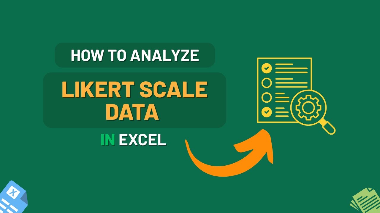 How to Analyze Likert Scale Data in Excel - YouTube