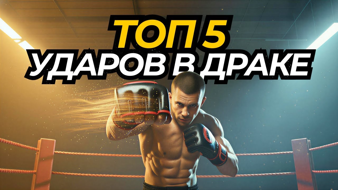 ТОП 5 НОКАУТИРУЮЩИХ УДАРОВ, когда бежать некуда | Уличная самооборона