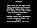 lil wayne ft bruno mars mirror lyrics on screen