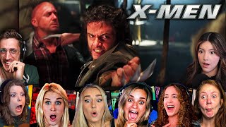 TOP "WOLVERINE REVEALING HIS CLAWS" Reactions! X-Men (2000) Movie Reaction *First time Watching*