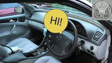 Mercedes CLK230 2002 Richtingaanwijzersteel verwijderen en vervangen