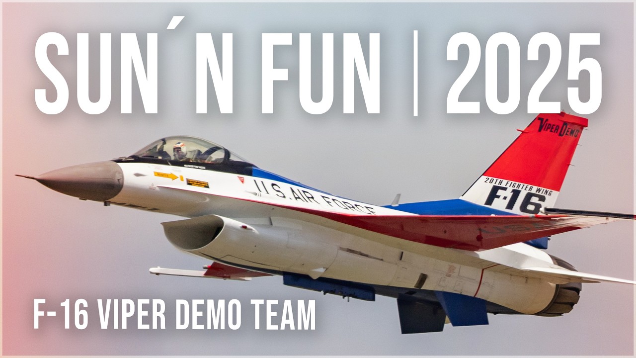 F-16 Viper Demo Team | Sun ´n Fun 2025 - YouTube