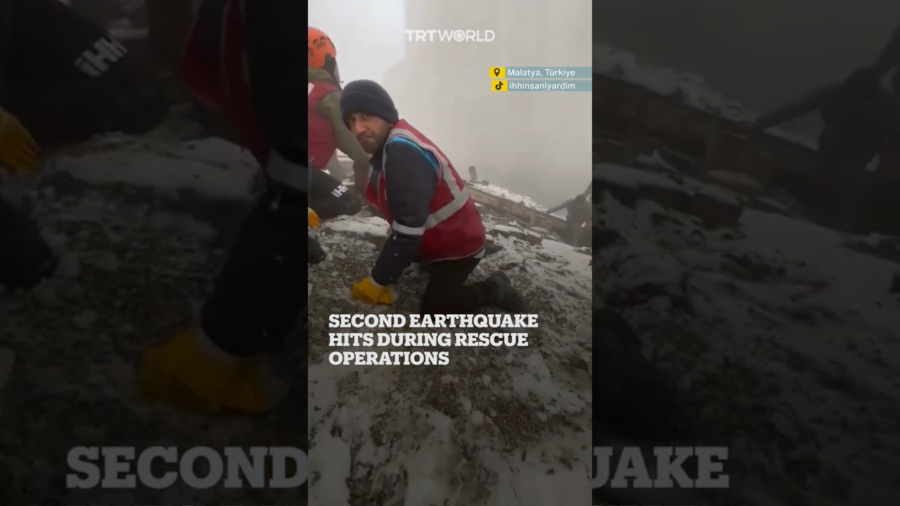 Second earthquake in Türkiye strikes during rescue operations