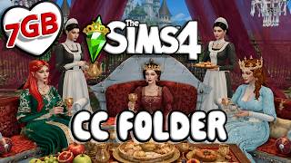 Sims 4 Full Medieval Royalty CC Folder // CAS &amp; FURNITURE &amp; BUY BUILD 👑 Maxis Match Female Male Kids
