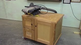 88 Belt Sander Table with built in dust collection, part I Today we start, and make considerable progress on a new Belt Sander Table with a built in dust collection system. This project will
