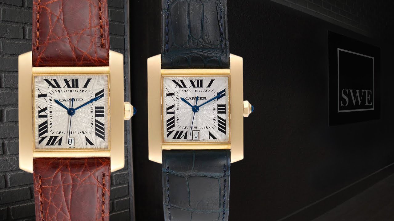 cartier tank francaise youtube