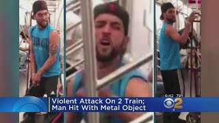Man Hit With Metal Pipe Aboard 2 Train