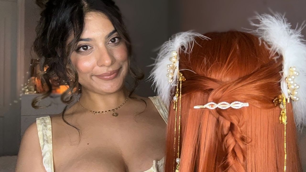 ASMR Giving You A Bridgerton Makeover (Hair brushing, styling, lots of personal attention, roleplay)