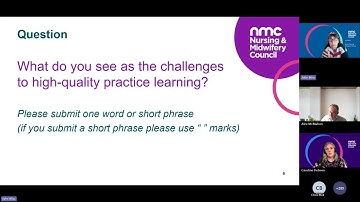 Webinar: understanding thoughts and experiences of practice learning