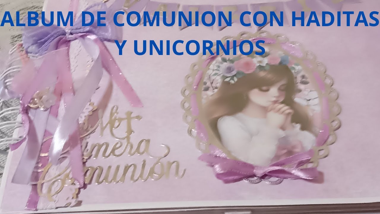 ÁLBUM MALVA DE COMUNIÓN