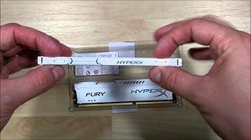 Kingston HyperX FURY 1866MHz DDR3  - Mini ITX Build - Unboxing