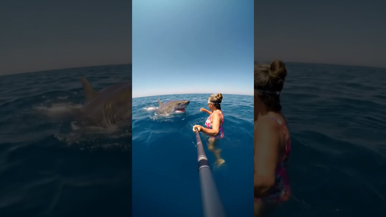 Grandma Fights Off Shark 