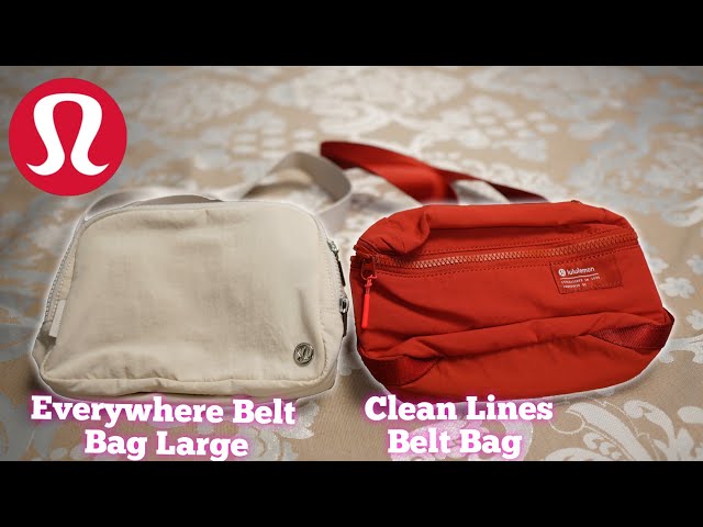 Review! Lululemon's Large Everywhere Belt Bag Size Comparison Plus