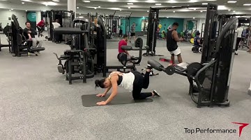 Glute Kickback on Hamstring Curl Machine