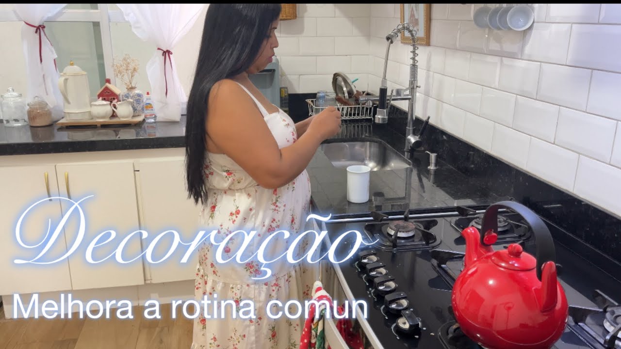 Decoração te trás bem estar, dia comum e  leve, compras de reposição 