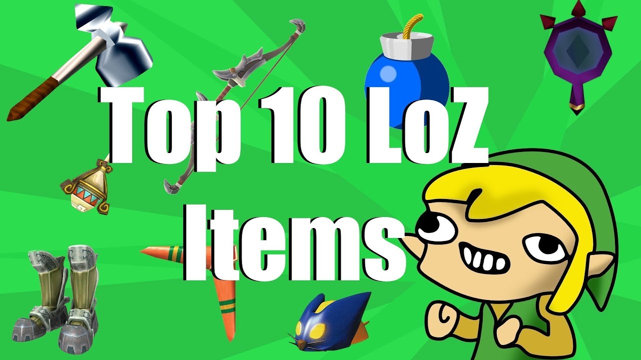 Top 10 Legend of Zelda Items YouTube