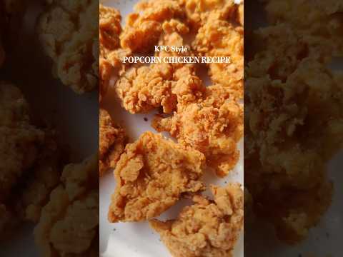 KFC Chicken Popcorn Recipe Shorts Youtubeshorts Recipe