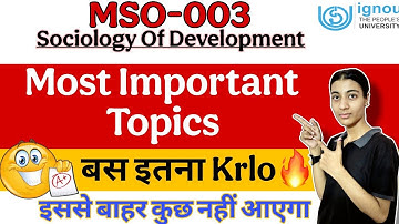 MSO -003| Important Questions| June 2025| Exam| Ignou classes by Nisha|  IGNOU