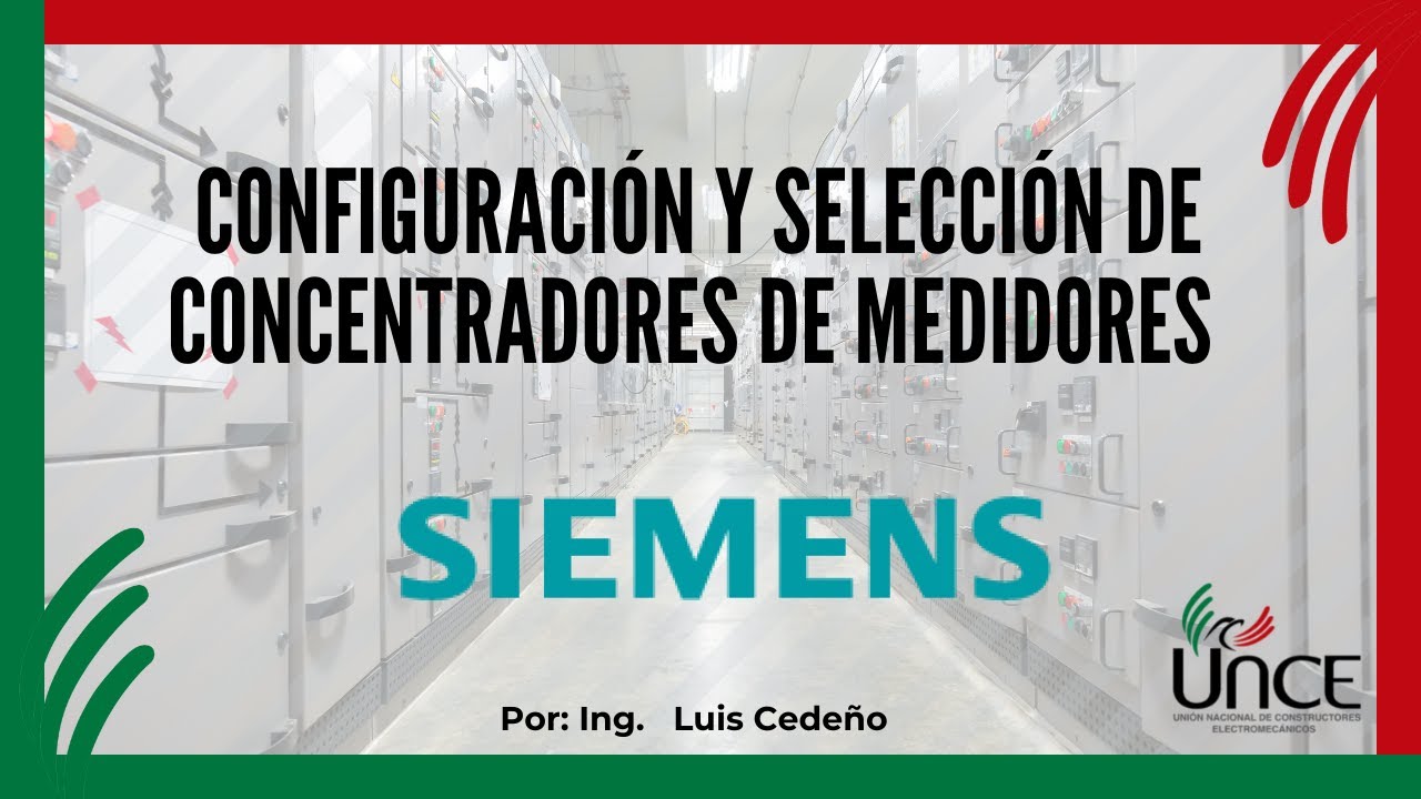 SIEMENS Configuración y Selección de Concentradores de medidores ...