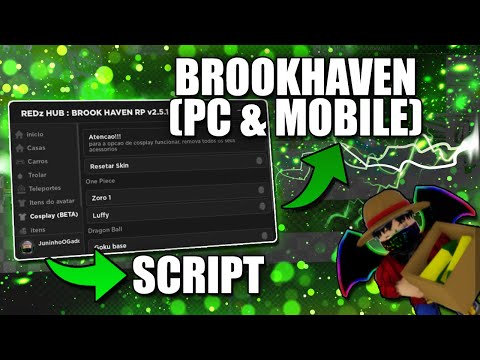 BROOKHAVEN SCRIPT/HACK (PC & MOBILE) ROBLOX!! SUPER LEVE | ATUALIZADO [FUNCIONANDO]