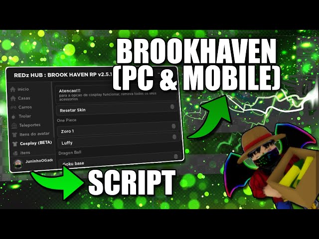 BROOKHAVEN SCRIPT/HACK (PC & MOBILE) ROBLOX!! SUPER LEVE
