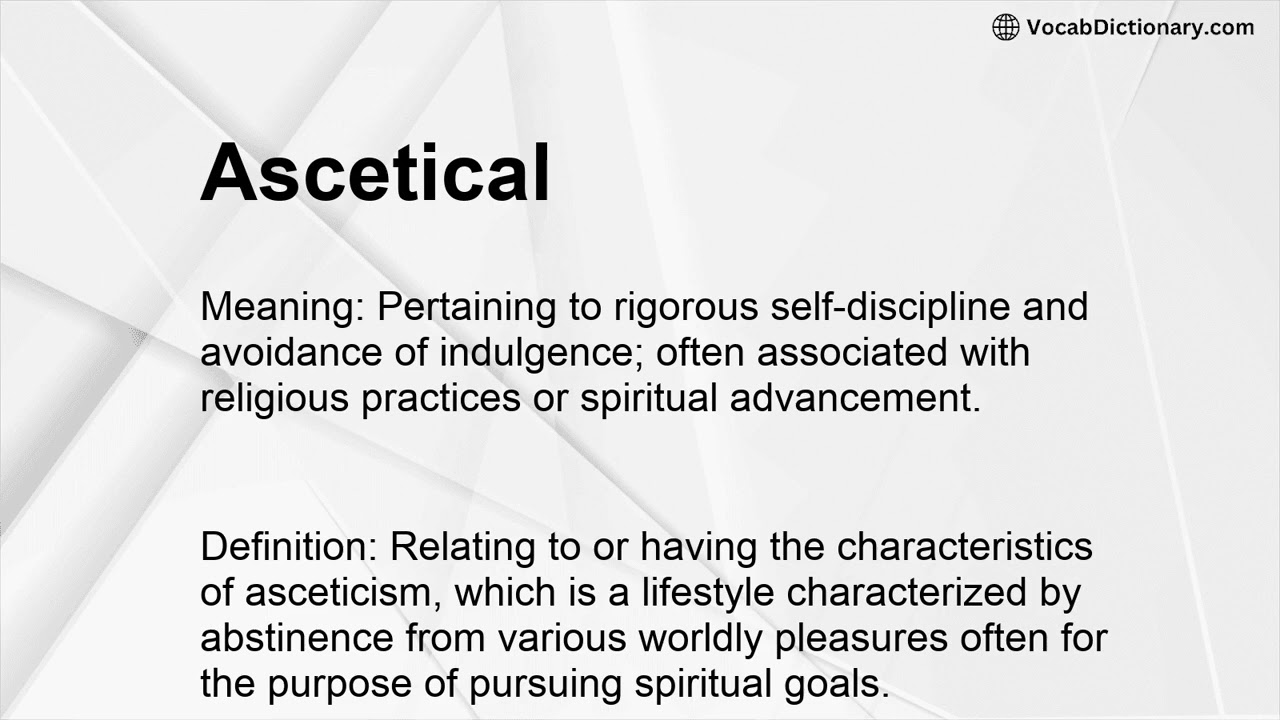 Ascetical Meaning