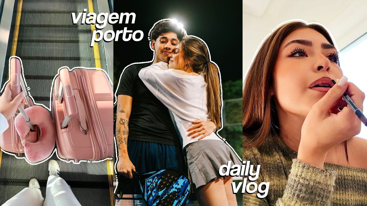 VLOG | DIA DE GRAVAÇÕES + VIAGEM PARA O PORTO 📸✨🤍