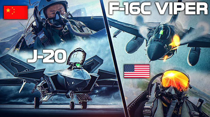 Chinese J-20 Mighty Dragon Vs F-16 Viper | Digital Combat Simulator | DCS |