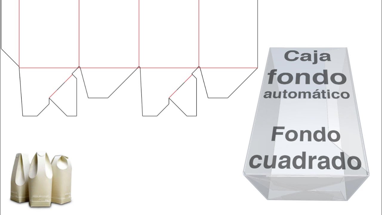 Caja fondo automático cuadrado