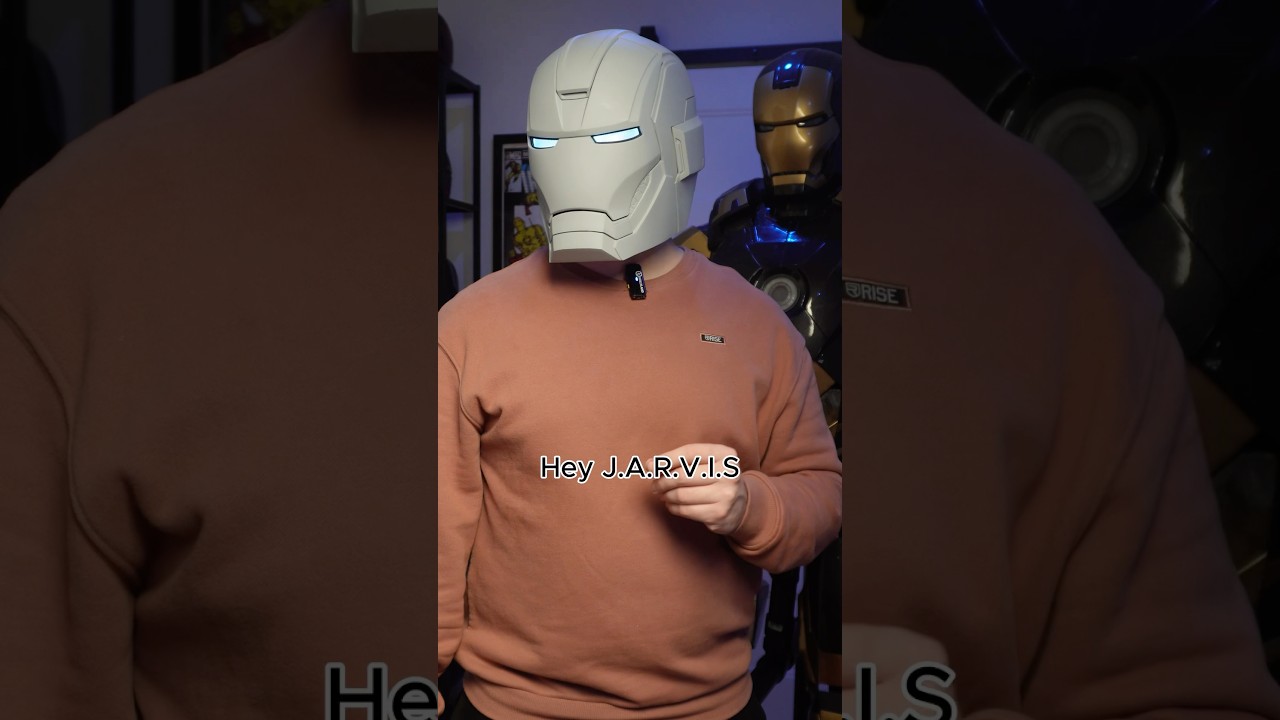 I made a voice-controlled #ironman helmet! #shorts #3dprinting #diy #marvel #disney #robotics