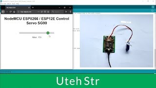 Arduino | NodeMCU ESP8266 / ESP12E Control Servo Via Local Web Server