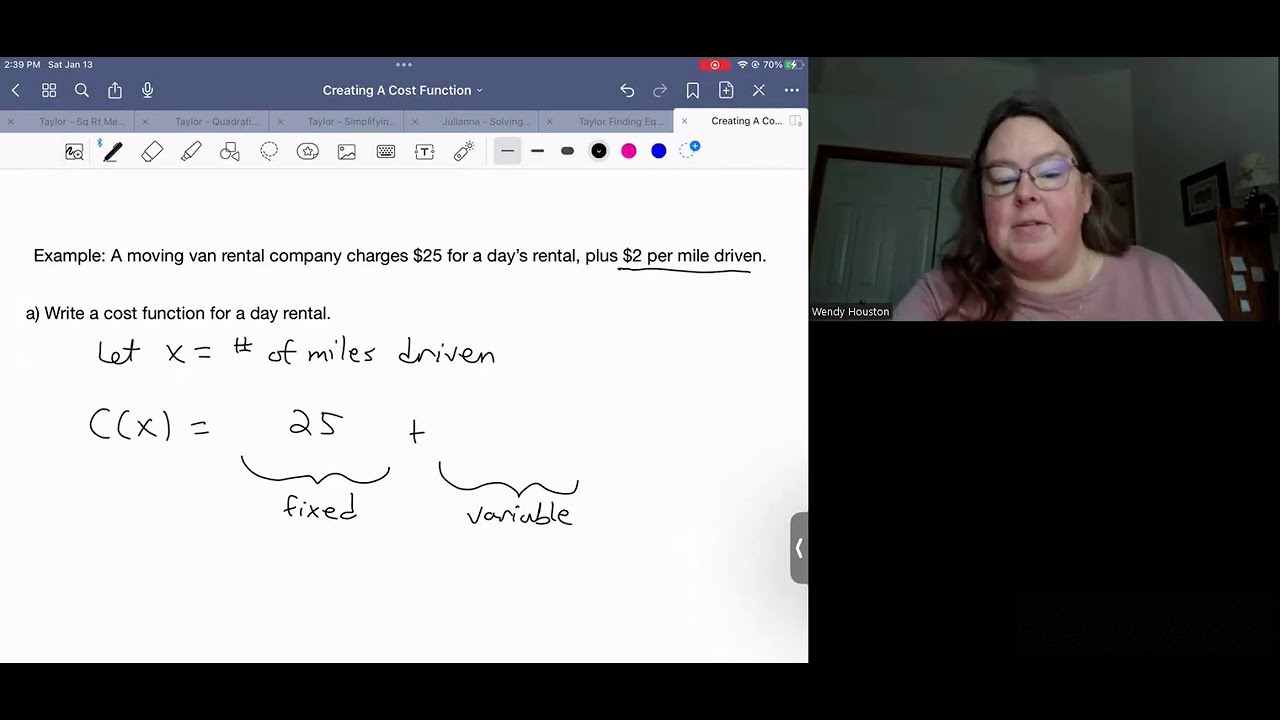 Create a cost function