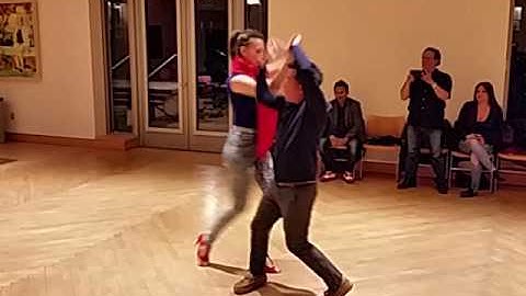 Salsa On2 Intermediate Turn Pattern by Sergio and Sheena #53