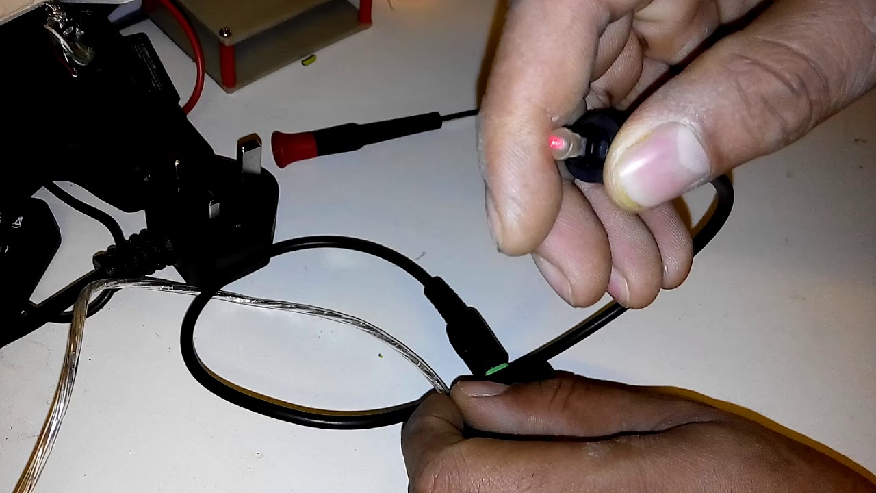 Optical fiber cable tester DIY home made YouTube