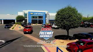 Actions speak louder than words at Freeway Chevrolet!