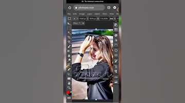 Stylish Water Glass Font | #photopea #short #shorts #viralvideo