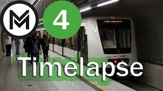 Budapest M4 Metro Timelapse