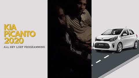 Kia Picanto 2020 All key lost with x100 from malik auto key