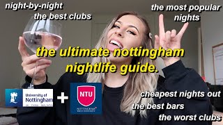 Nottingham Nightlife 2020 | the ULTIMATE student guide!