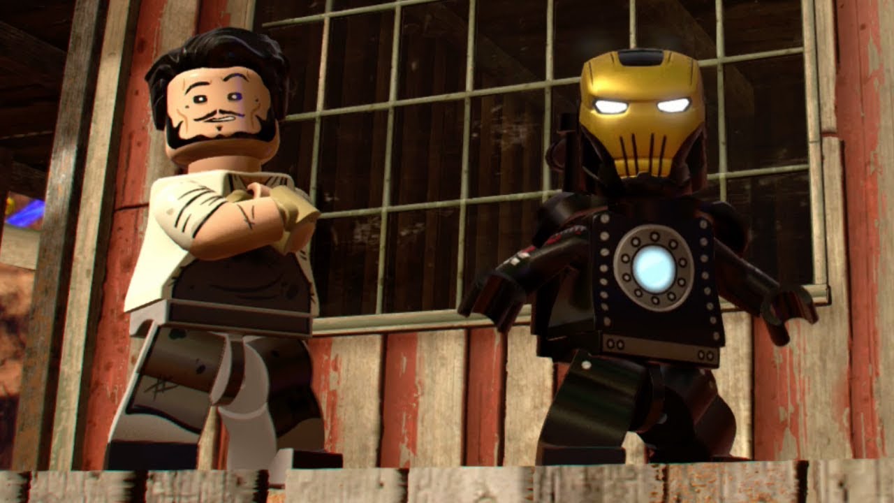 Tony Stark (Old West) & Iron Man (Old West) - LEGO Marvel Super Heroes 2