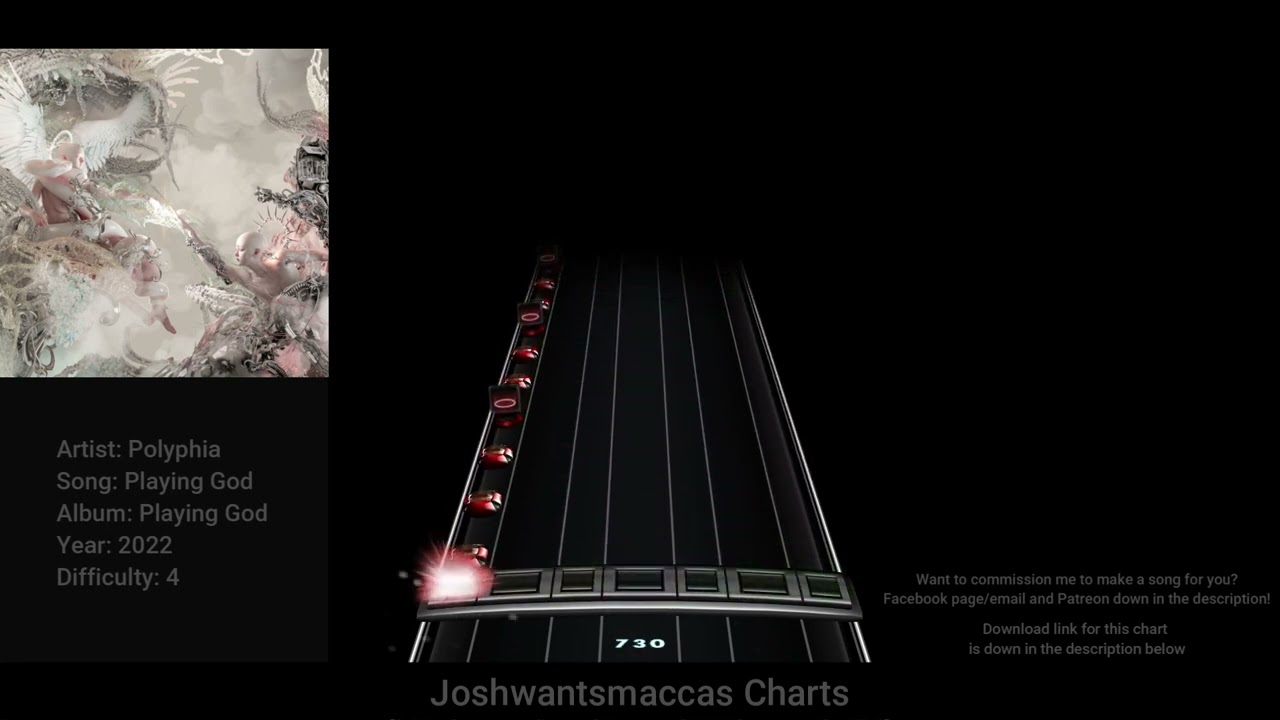 Polyphia - Playing God Drum Chart (Phase Shift Custom)