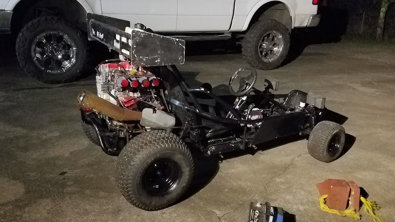 Christine, 650cc 73hp widowmaker yamaha motorcycle engine swapped