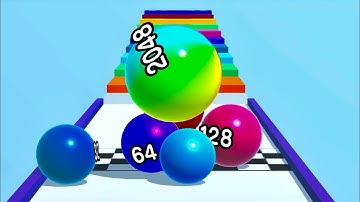 BALL RUN 2048 GAME ⚽️✨- All Levels Gameplay Walkthrough Android, iOS v.41