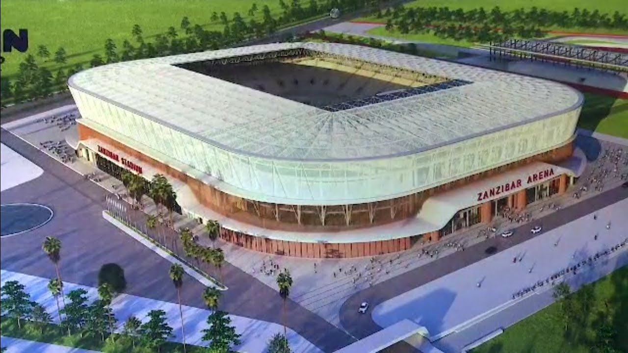 HIKIHAPA KIWANJA KIPYA CHA AFCON 2027 KINACHO ENDELEA KUJENGWA FUMBA ZANZIBAR