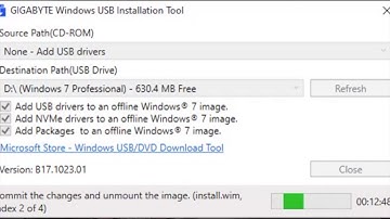 How to Inject Drivers onto existing Windows 7 Installation Media